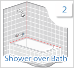 Diaoseal: Shower Over Bath Fixed Price Service. Product Solutions