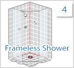 DiaOseal: Frameless Shower Fixed Priced Service. Product Solutions